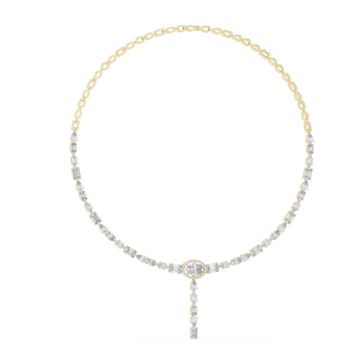 Diamond Y-Drop Necklace