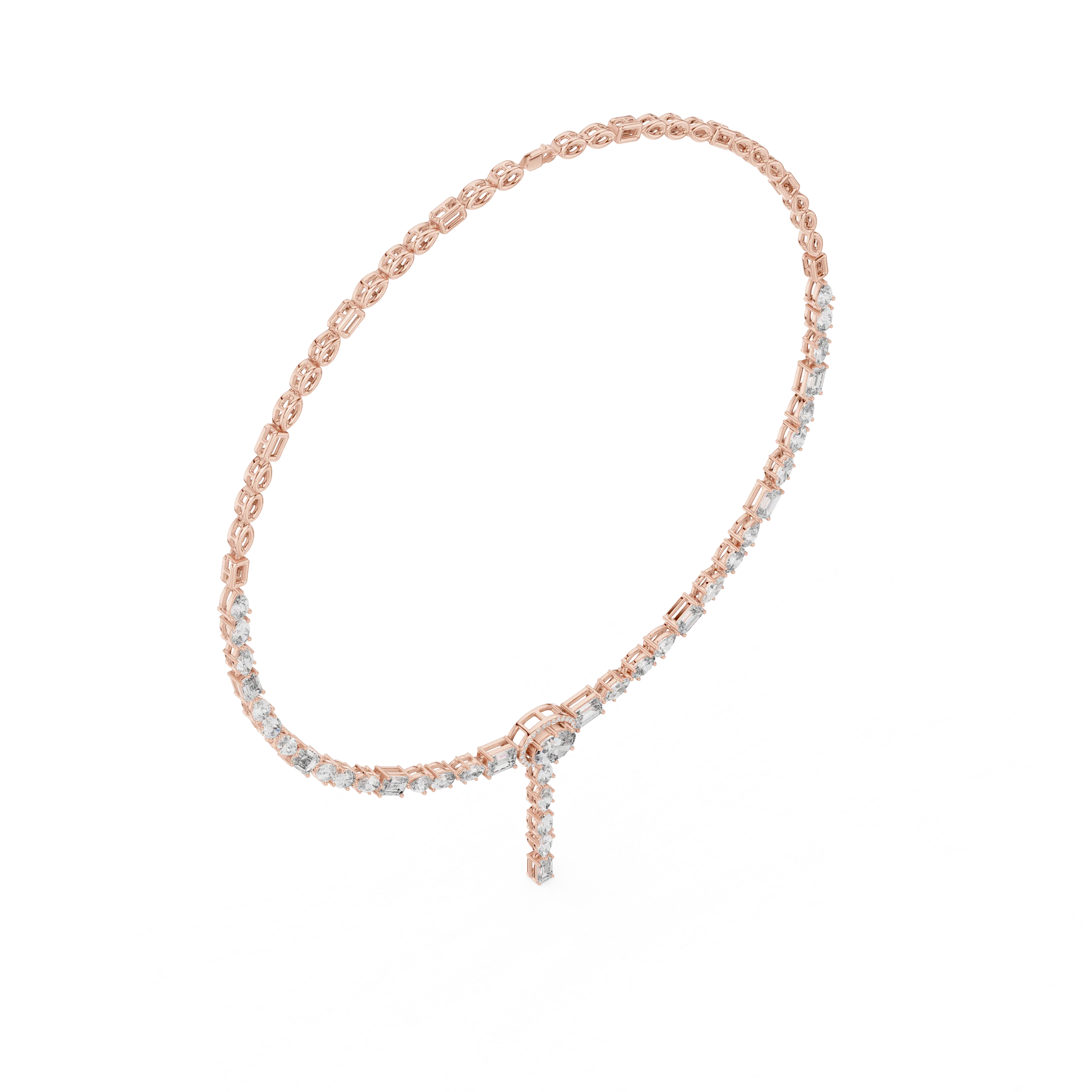 Diamond Y-Drop Necklace