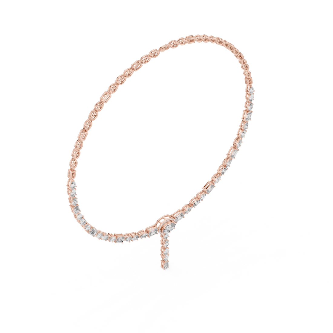 Diamond Y-Drop Necklace