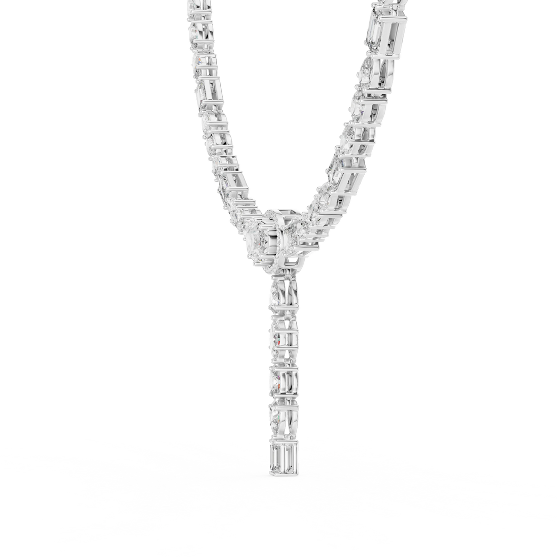 Diamond Y-Drop Necklace