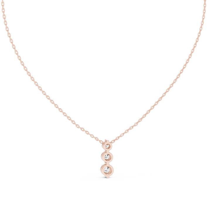 Trinity Drop Diamond Pendant