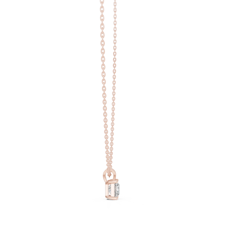 Princess Solitaire Diamond Pendant
