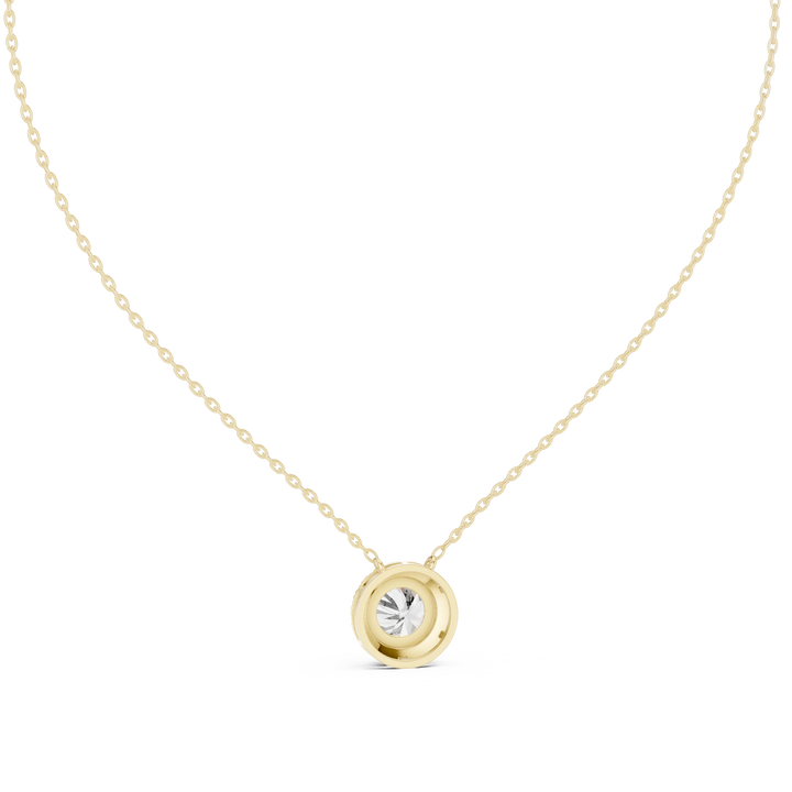 Halo Lumière Diamond Pendant Necklace