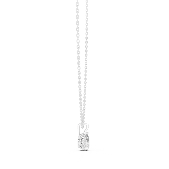 Pure Grace Pear Solitaire Diamond Pendant