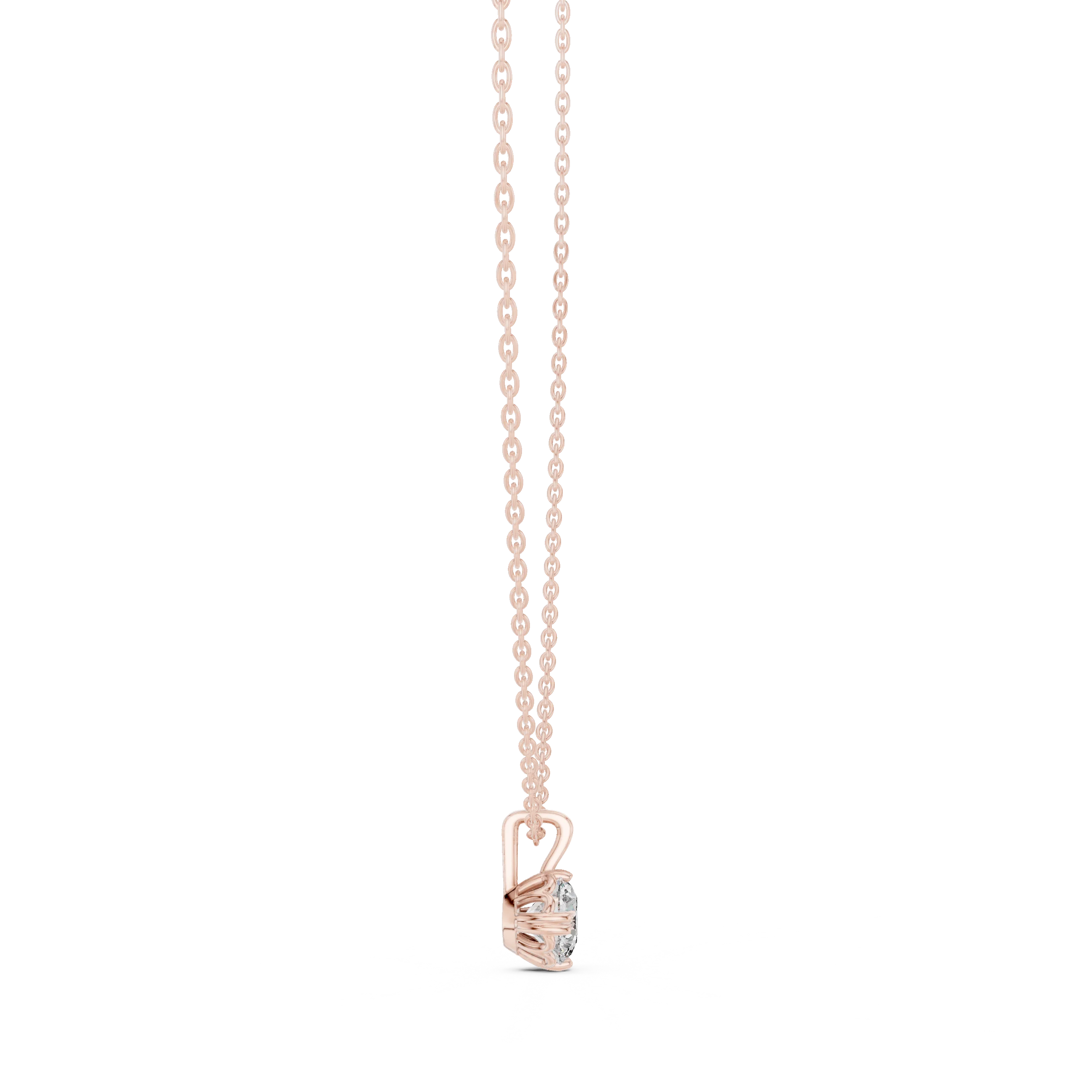 Eternal Brilliance Round Solitaire Diamond Pendant