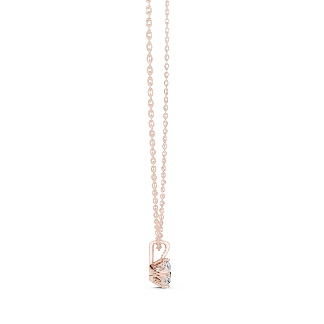Eternal Brilliance Round Solitaire Diamond Pendant