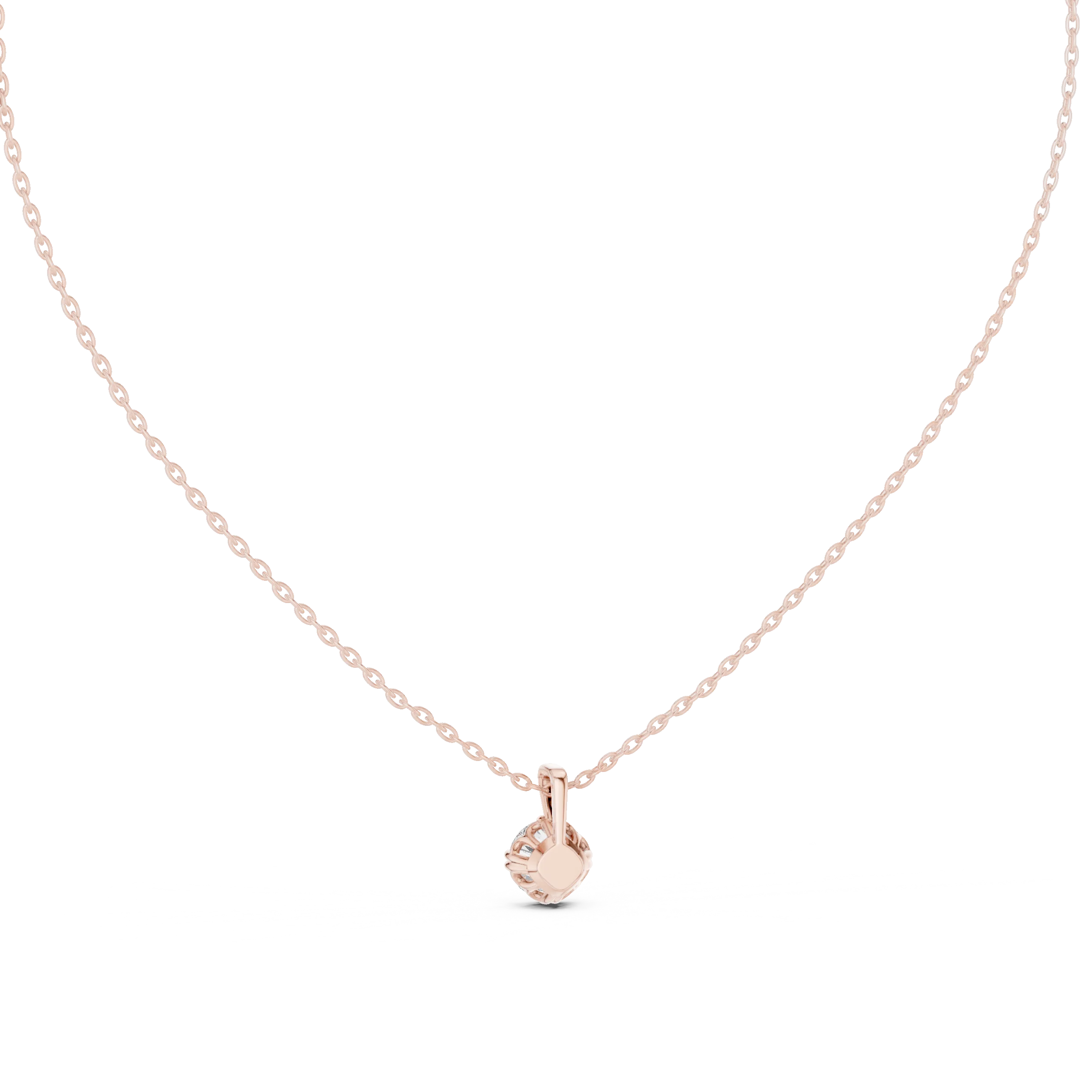 Eternal Brilliance Round Solitaire Diamond Pendant