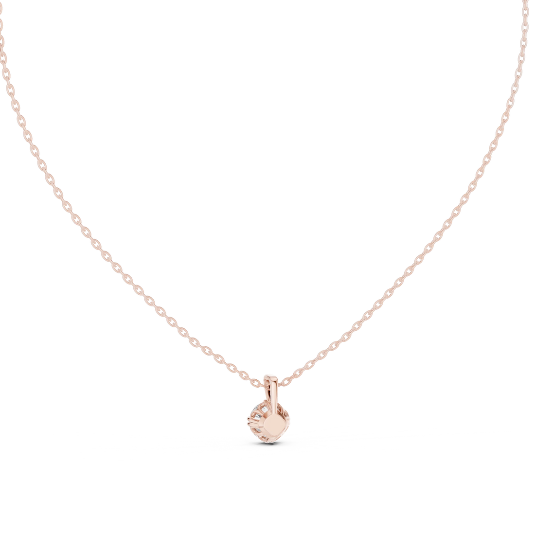 Eternal Brilliance Round Solitaire Diamond Pendant