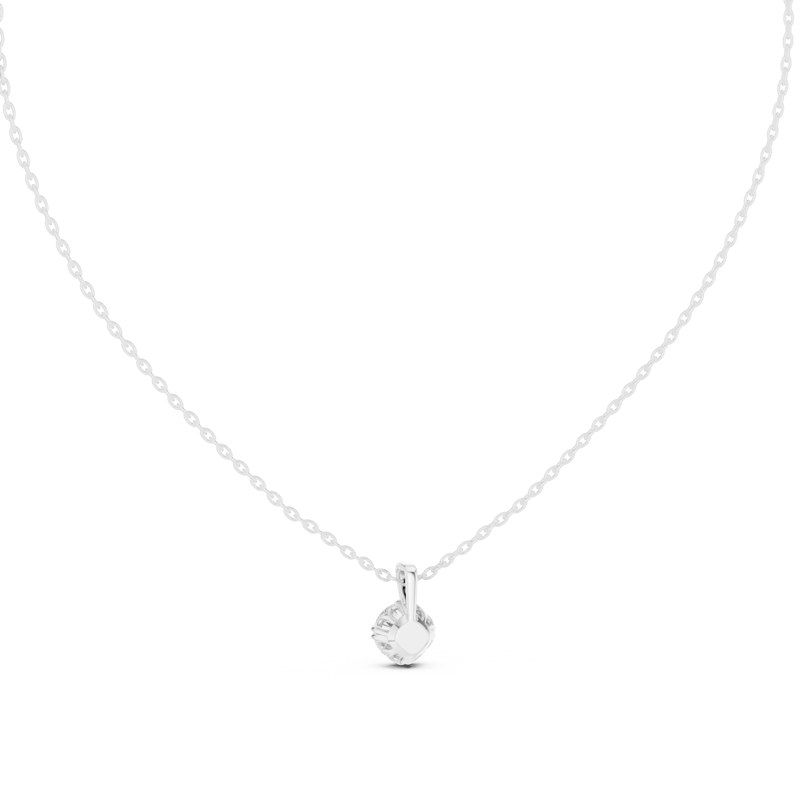 Eternal Brilliance Round Solitaire Diamond Pendant