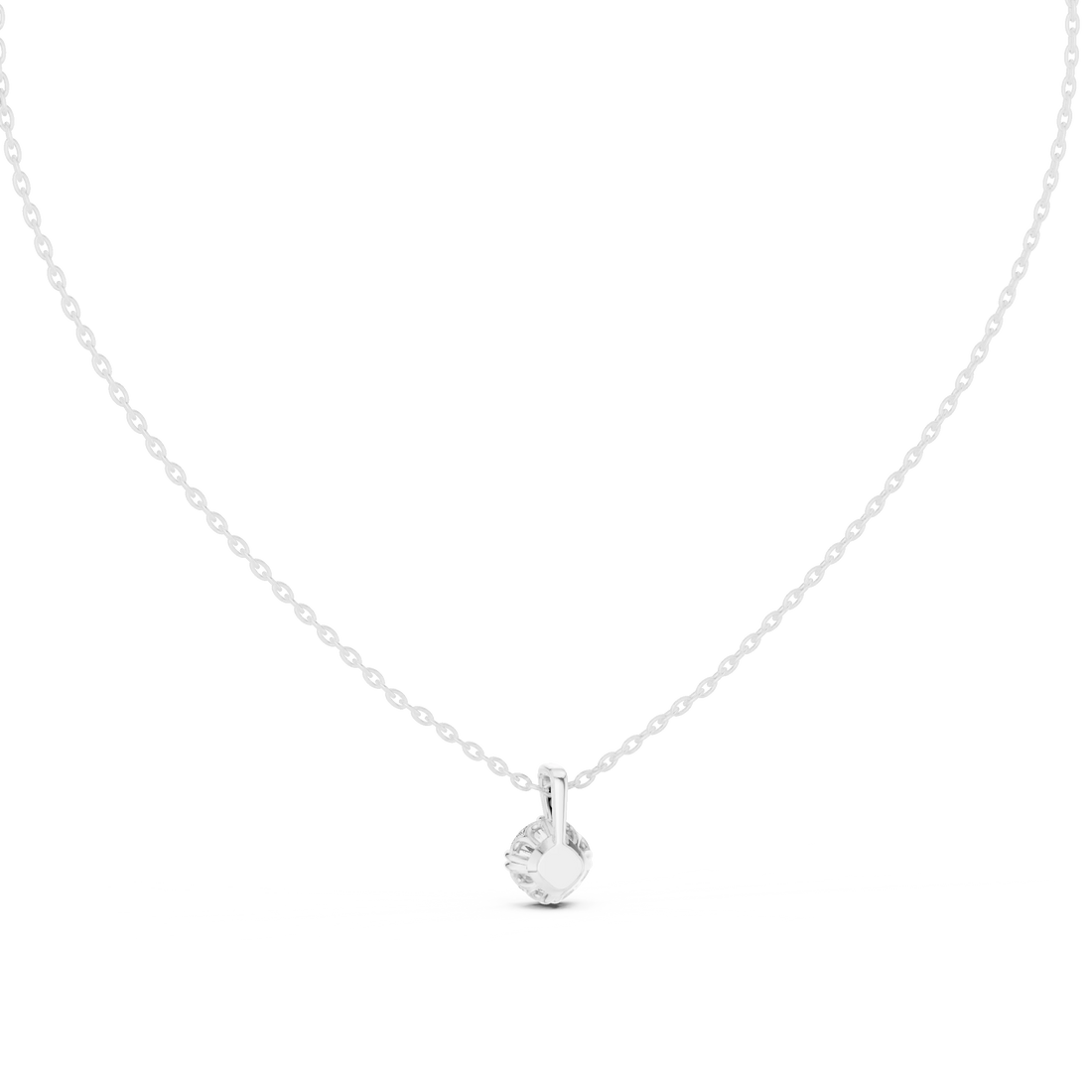 Eternal Brilliance Round Solitaire Diamond Pendant