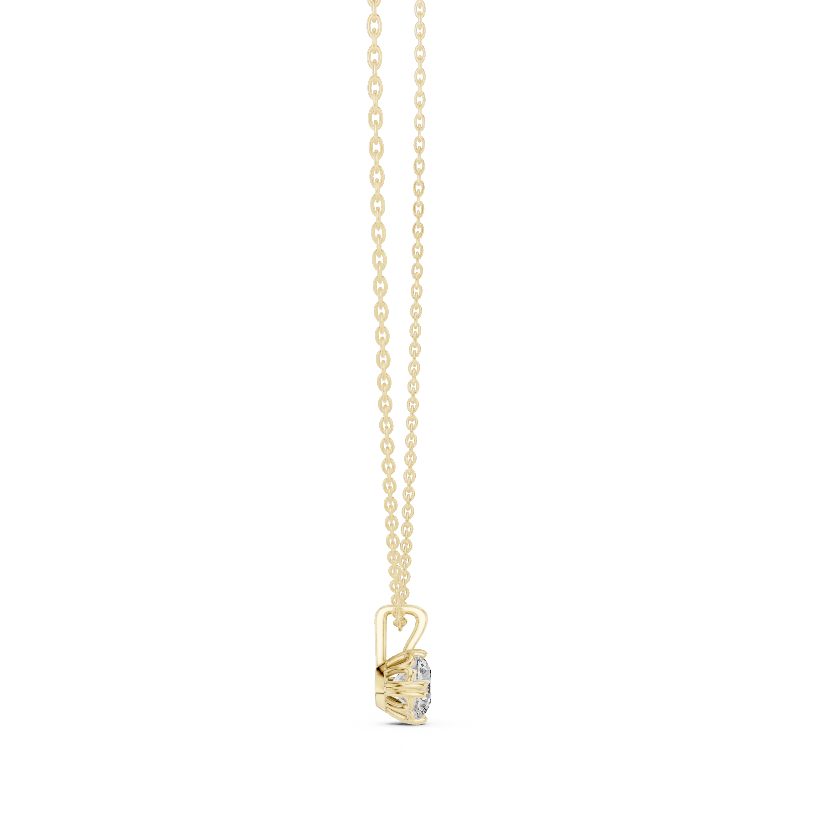 Eternal Brilliance Round Solitaire Diamond Pendant
