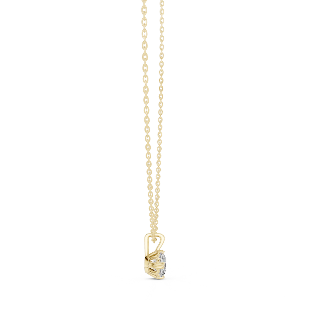 Eternal Brilliance Round Solitaire Diamond Pendant