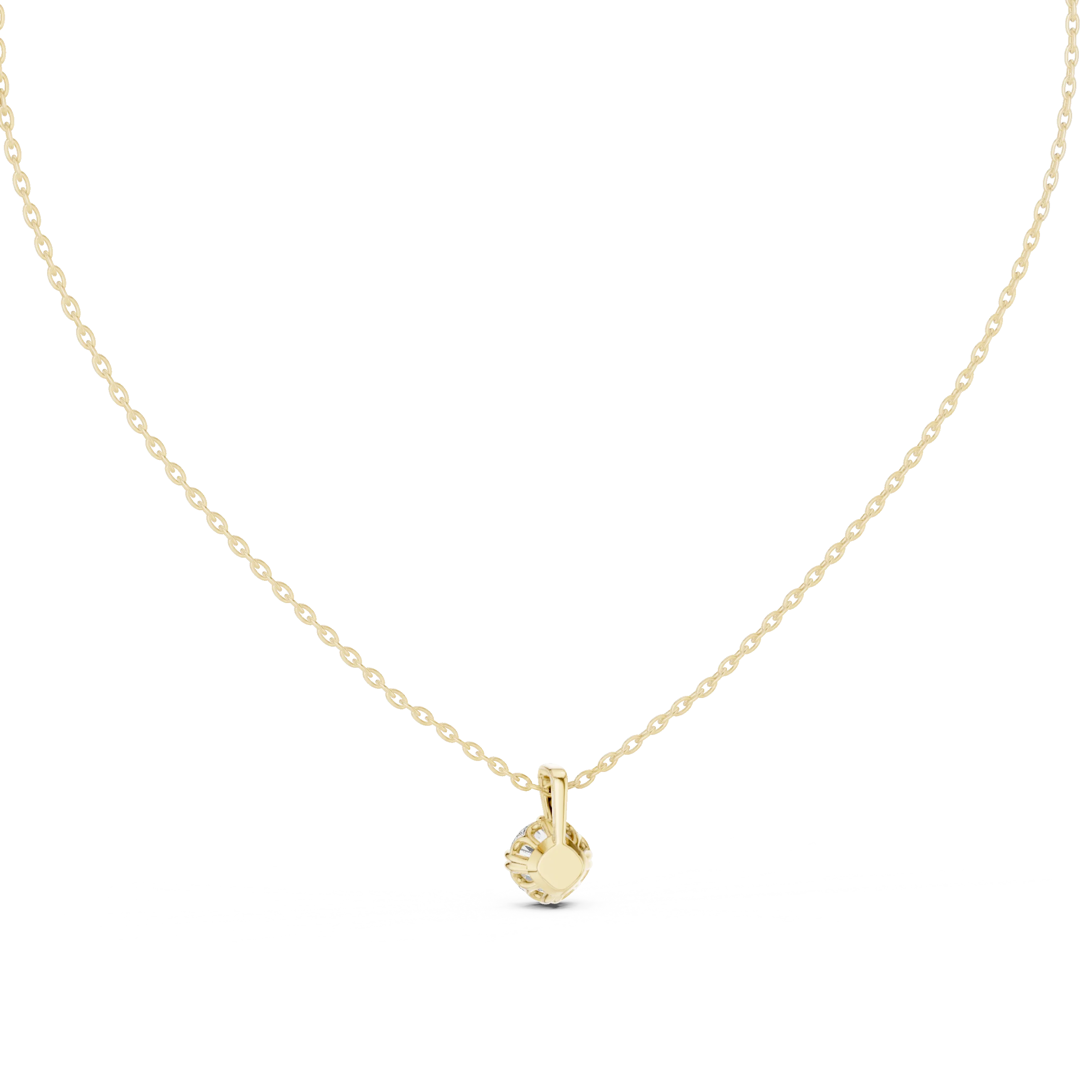 Eternal Brilliance Round Solitaire Diamond Pendant