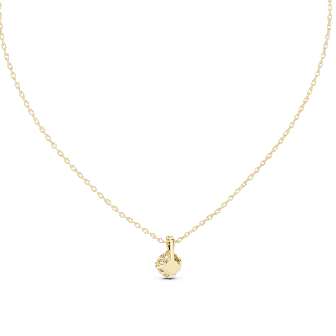 Eternal Brilliance Round Solitaire Diamond Pendant