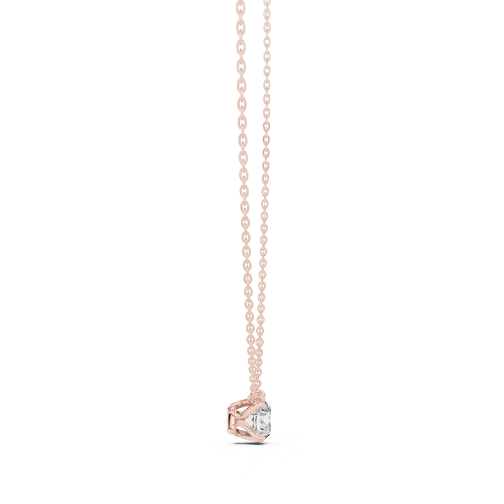 Classic Round Solitaire Diamond Pendant