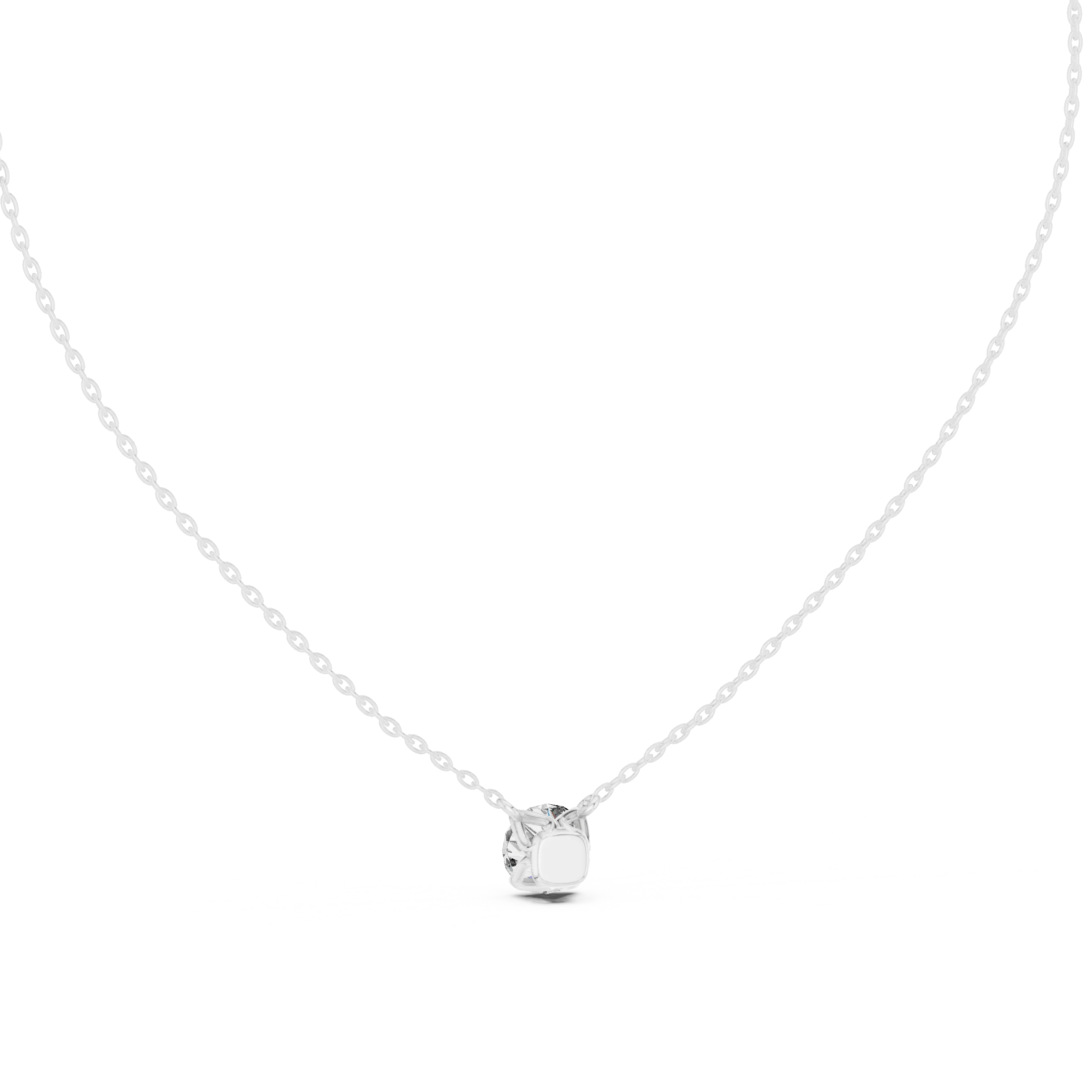 Classic Round Solitaire Diamond Pendant