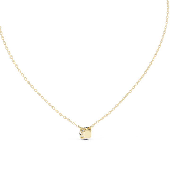 Radiant Round Solitaire Diamond Pendant