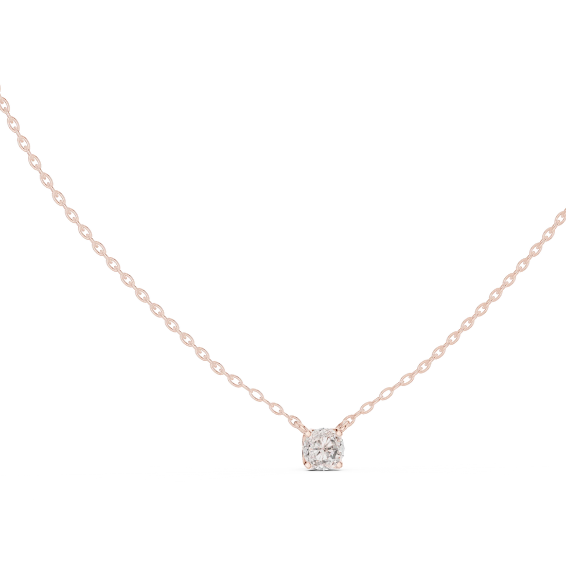 Signature Round Solitaire Diamond Pendant