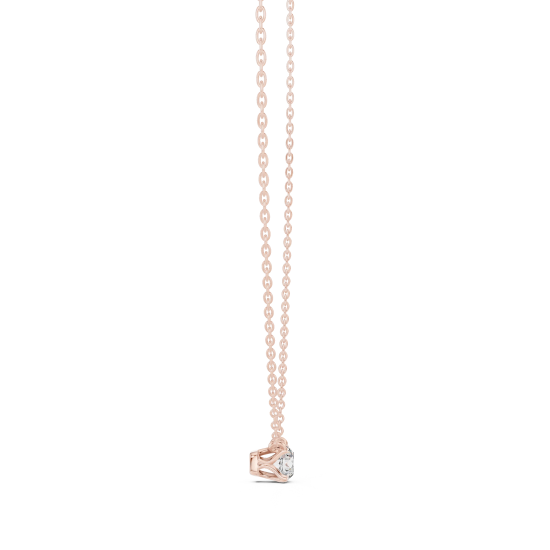 Signature Round Solitaire Diamond Pendant