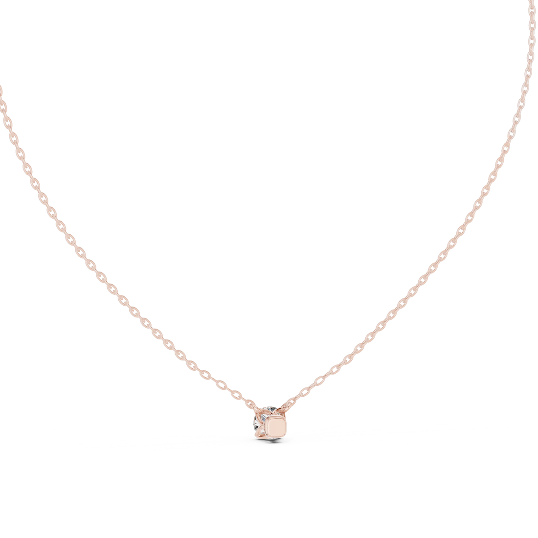 Signature Round Solitaire Diamond Pendant
