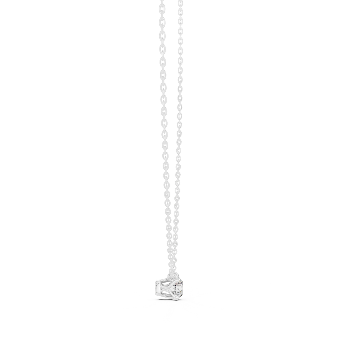 Signature Round Solitaire Diamond Pendant