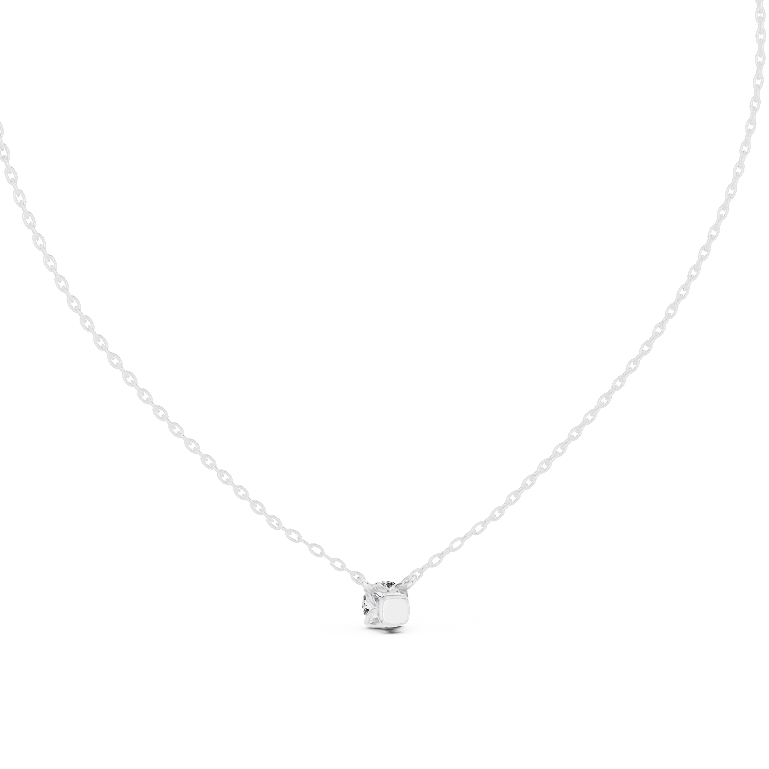 Signature Round Solitaire Diamond Pendant