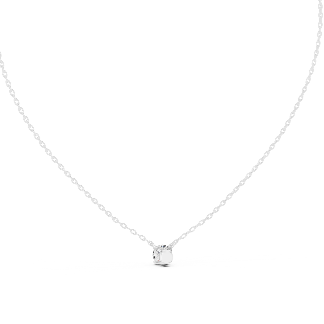 Signature Round Solitaire Diamond Pendant