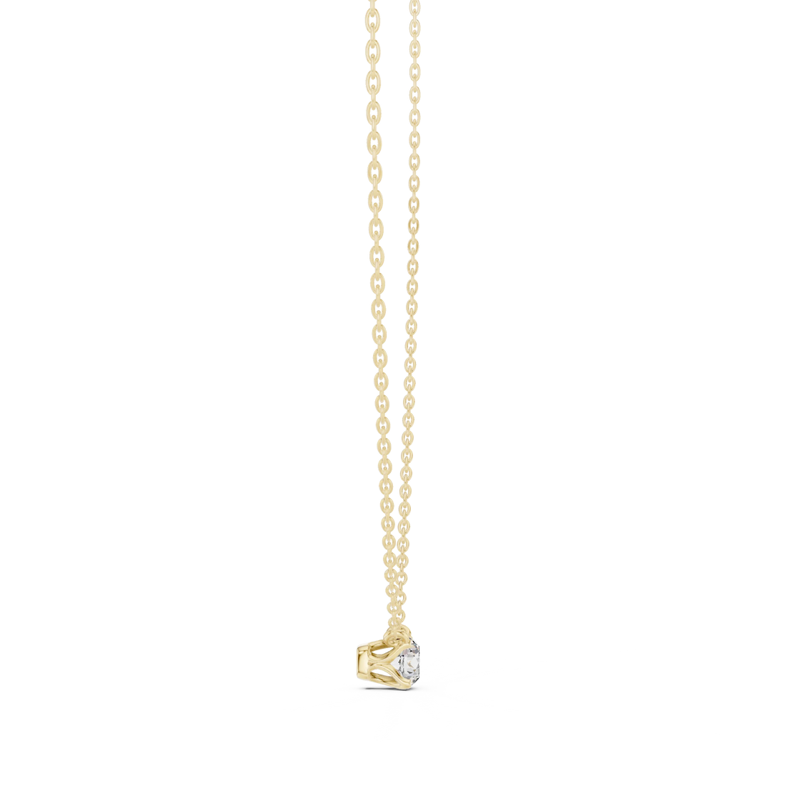 Signature Round Solitaire Diamond Pendant