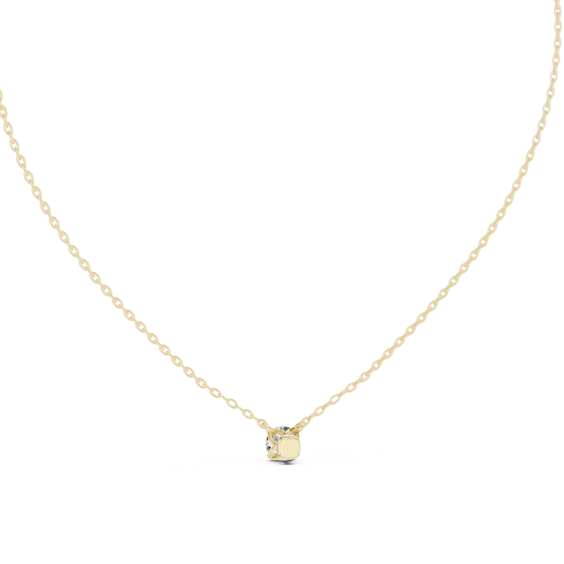 Signature Round Solitaire Diamond Pendant