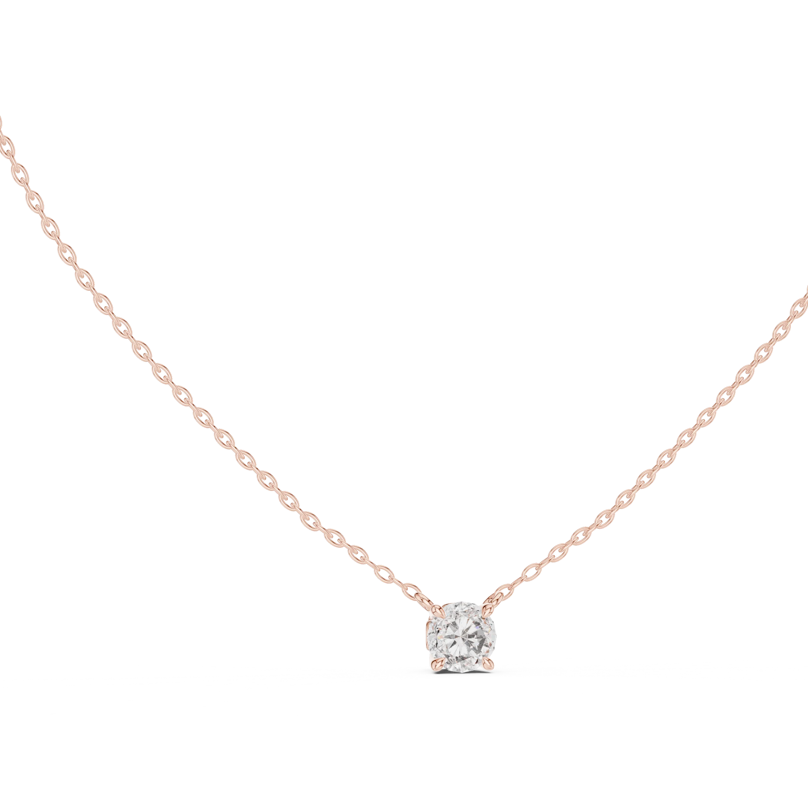 Timeless Round Solitaire Diamond Pendant
