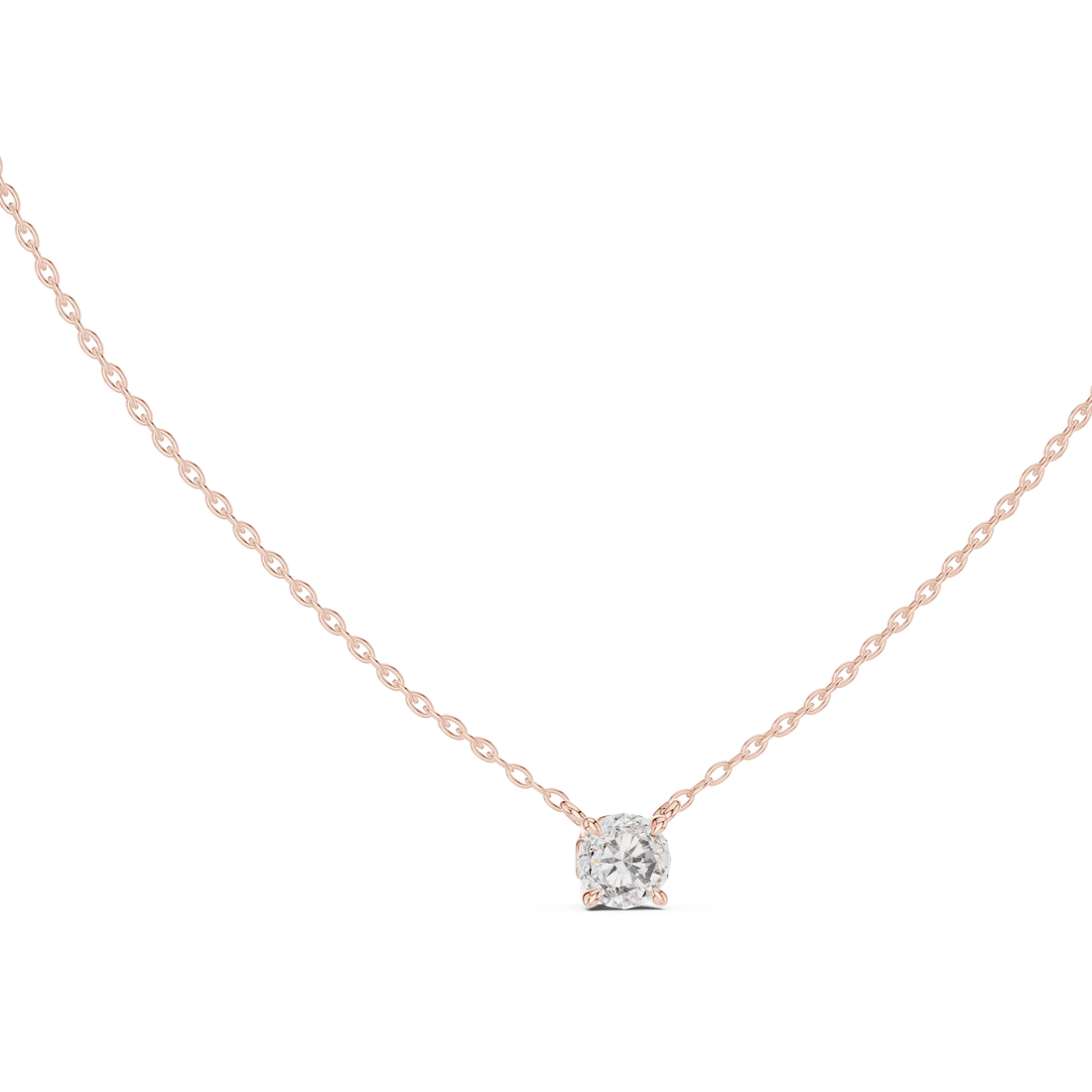 Timeless Round Solitaire Diamond Pendant