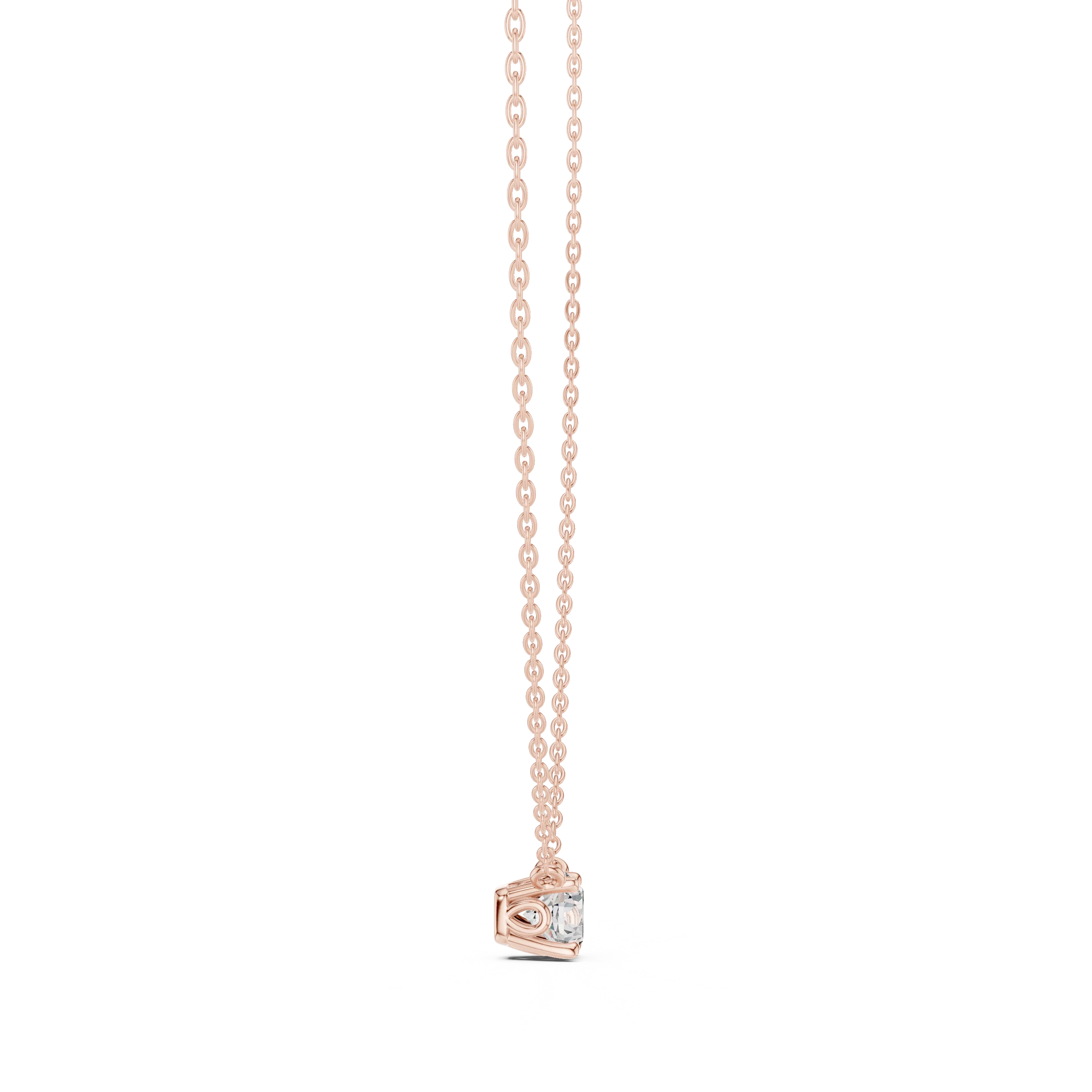 Timeless Round Solitaire Diamond Pendant