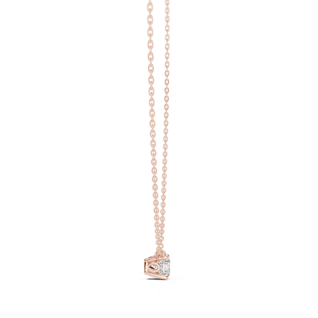 Timeless Round Solitaire Diamond Pendant