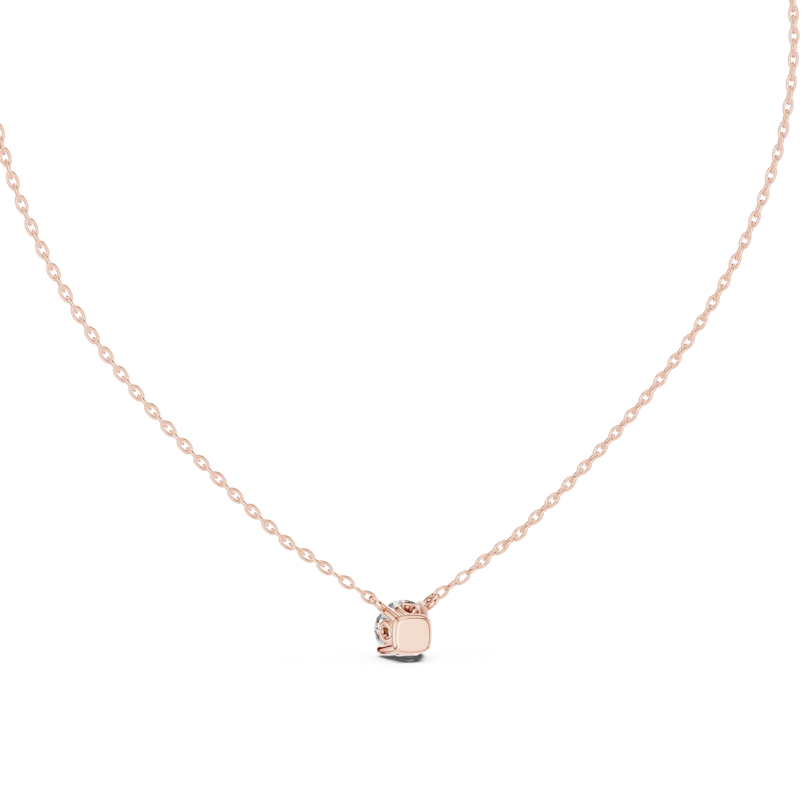 Timeless Round Solitaire Diamond Pendant