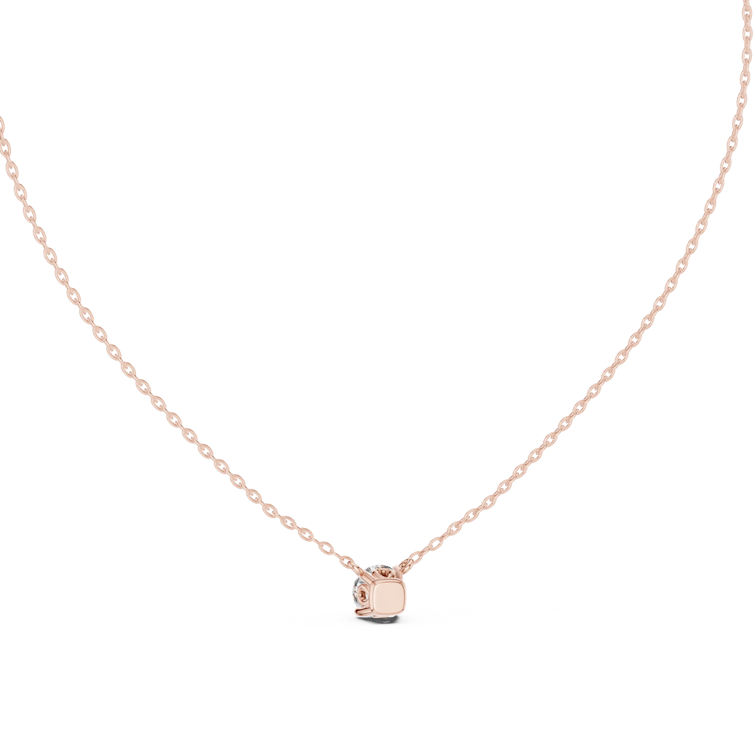 Timeless Round Solitaire Diamond Pendant