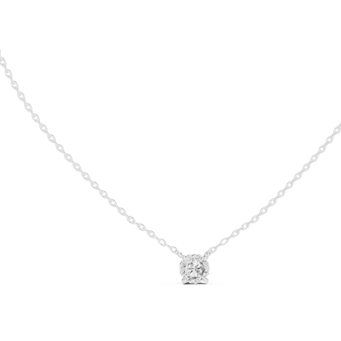 Timeless Round Solitaire Diamond Pendant