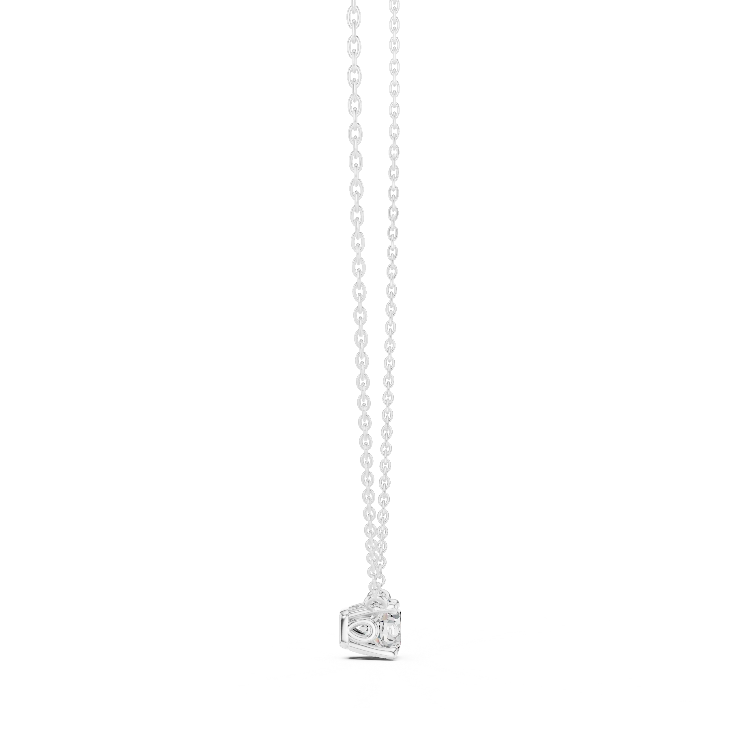 Timeless Round Solitaire Diamond Pendant