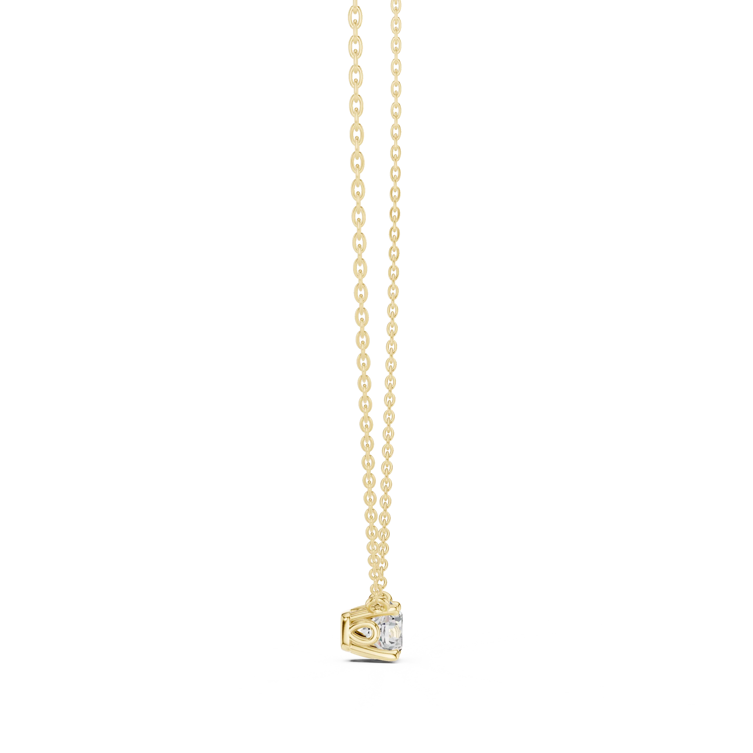 Timeless Round Solitaire Diamond Pendant