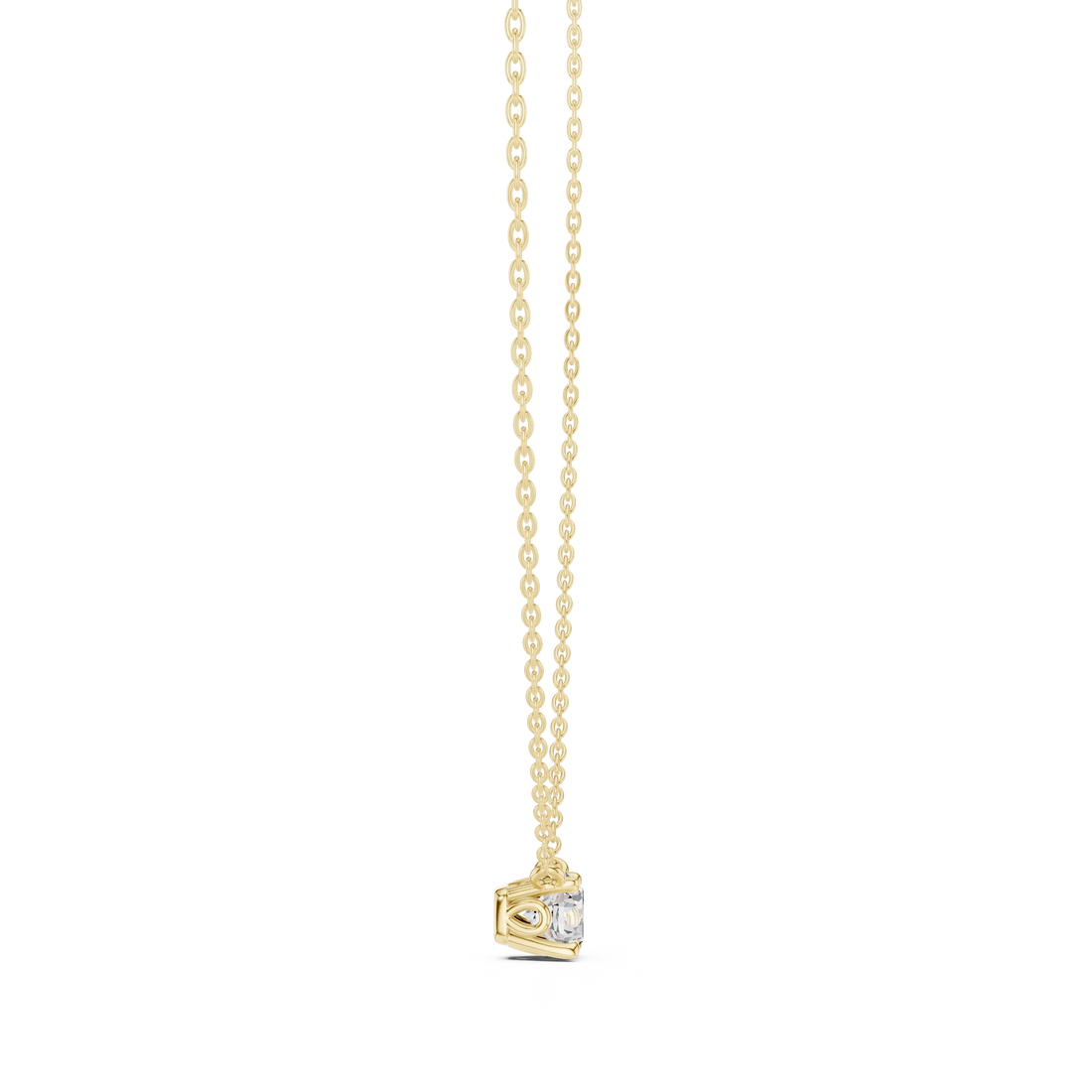 Timeless Round Solitaire Diamond Pendant