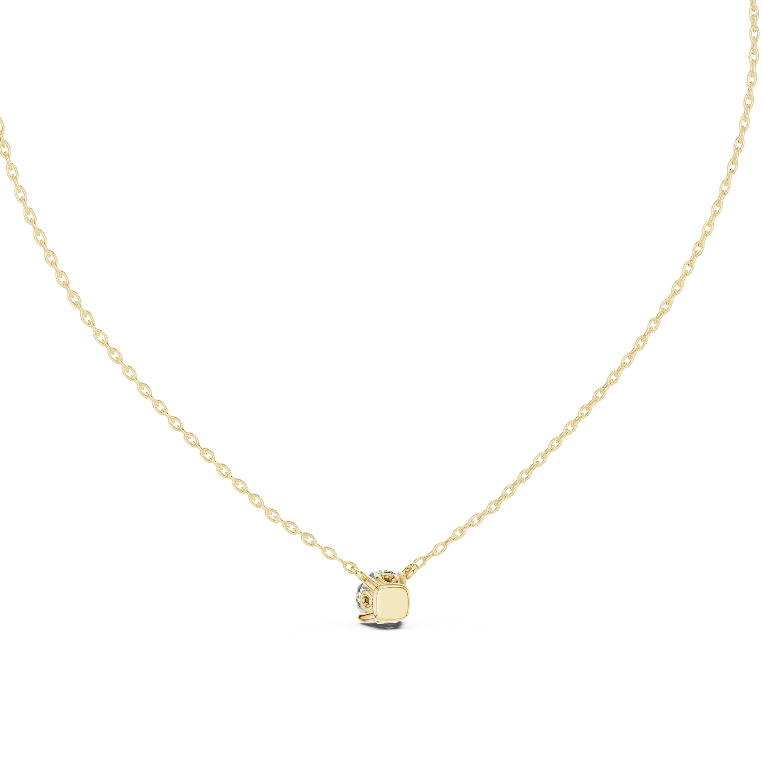 Timeless Round Solitaire Diamond Pendant