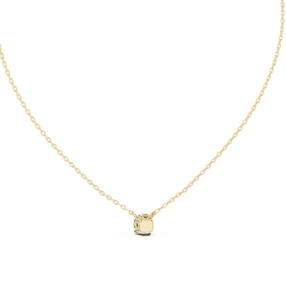 Timeless Round Solitaire Diamond Pendant