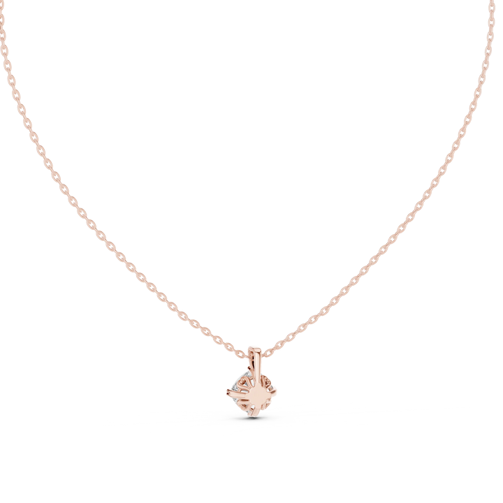 Pure Radiance Round Solitaire Diamond Pendant