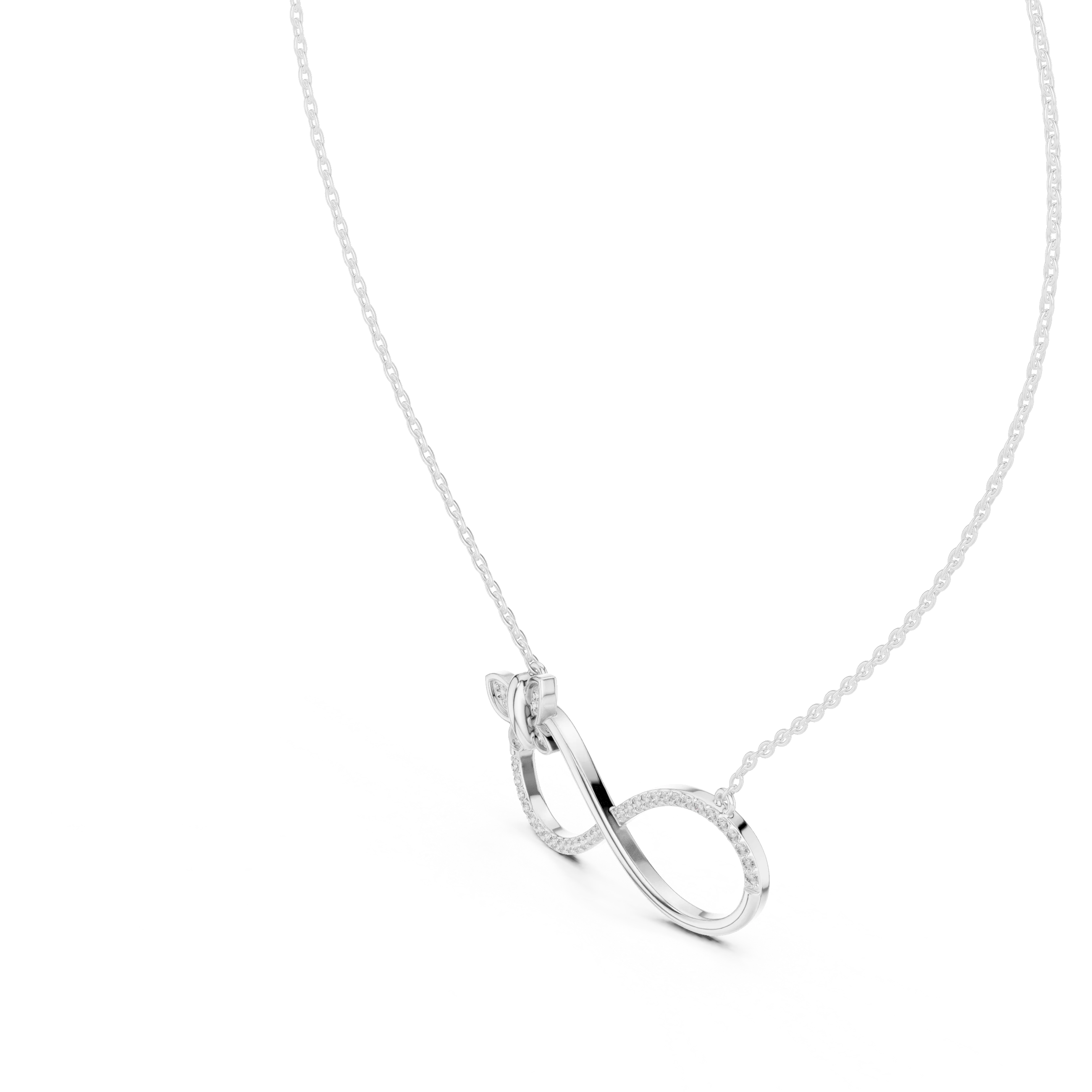 Signature Princess Solitaire Diamond Pendant
