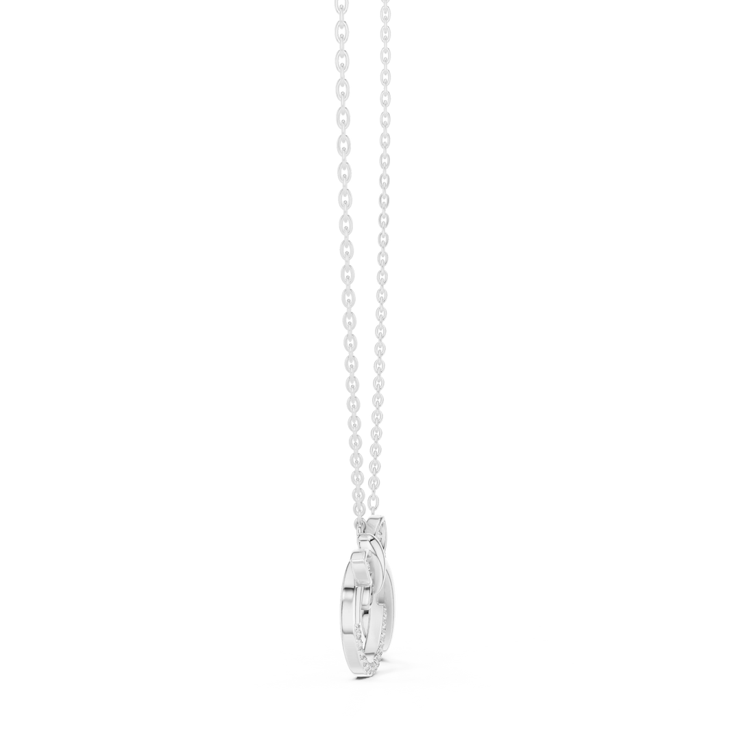 Signature Princess Solitaire Diamond Pendant