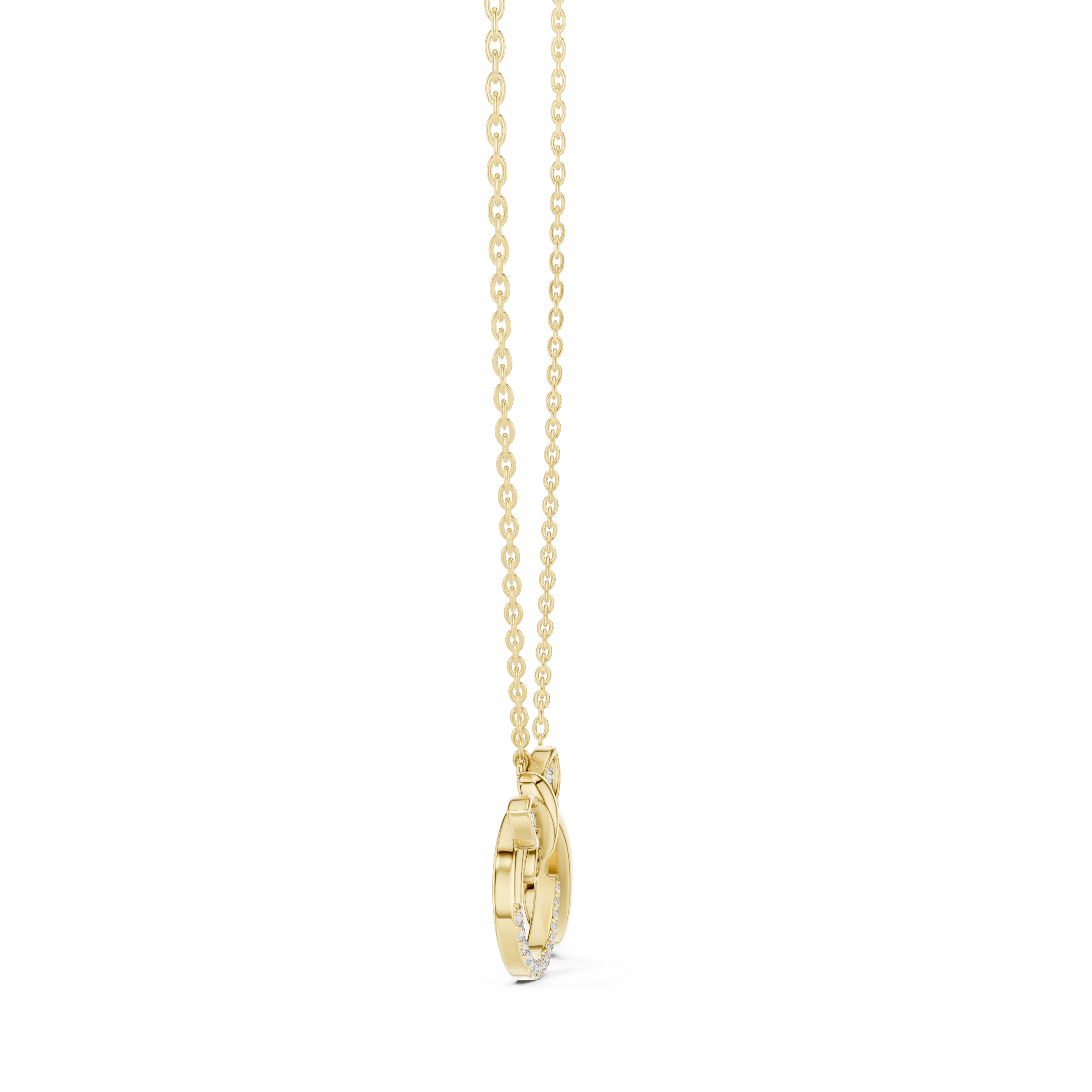 Signature Princess Solitaire Diamond Pendant