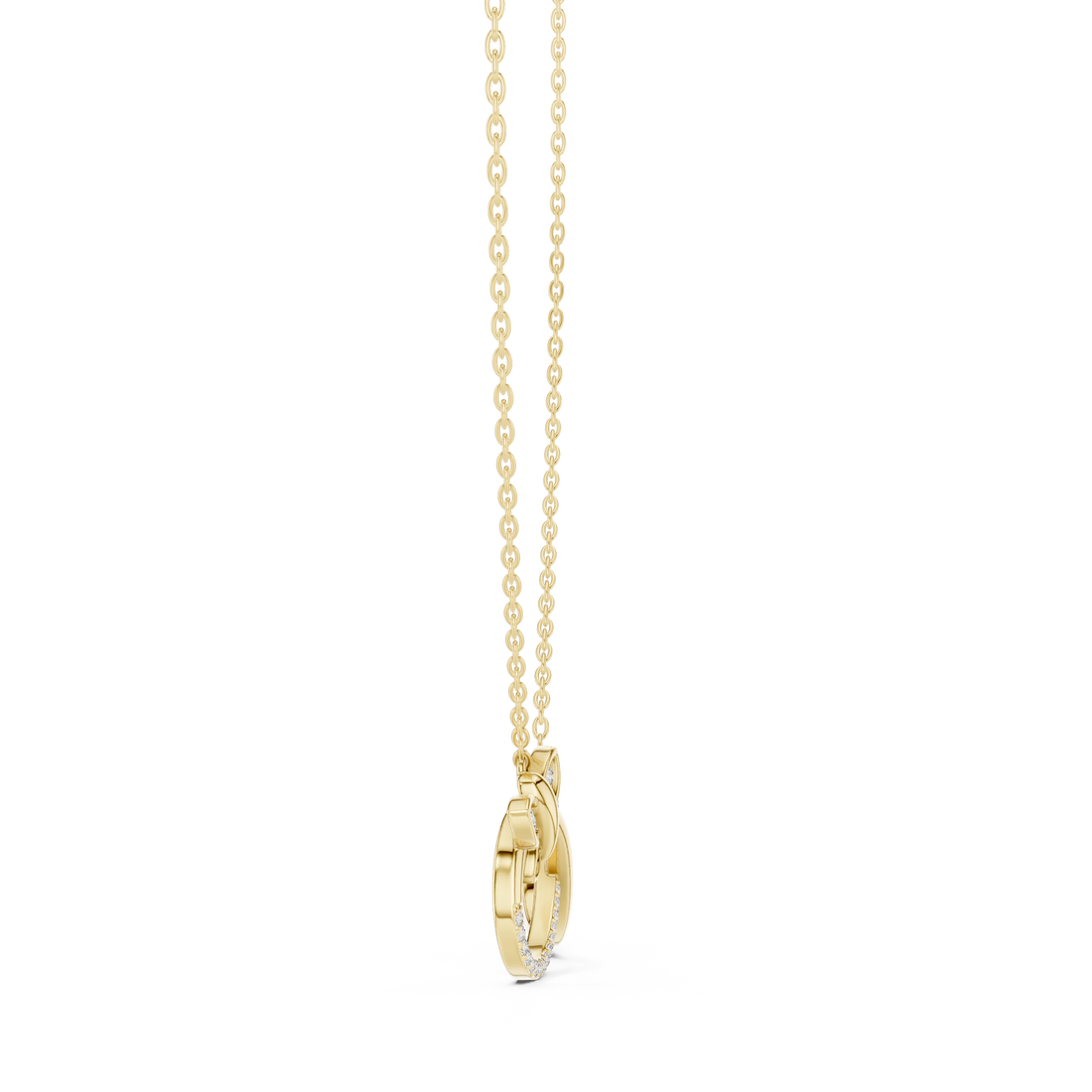Signature Princess Solitaire Diamond Pendant