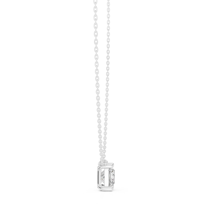 Pure Princess Solitaire Diamond Pendant