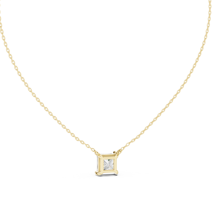 Pure Princess Solitaire Diamond Pendant