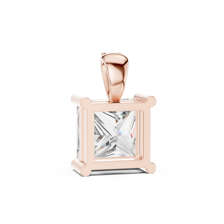 Regal Princess Solitaire Diamond Pendant