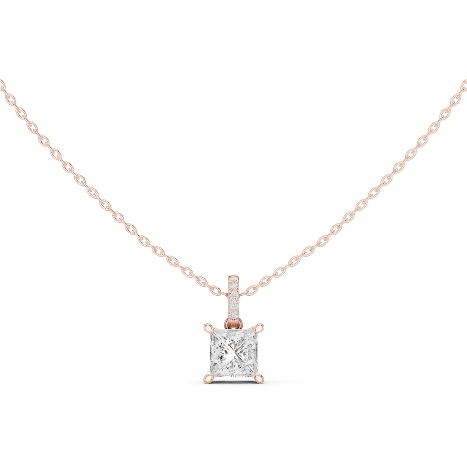 Regalia Princess Solitaire Diamond Pendant